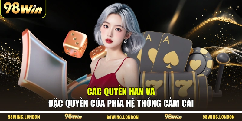 Các quyền hạn và đặc quyền của phía hệ thống cầm cái